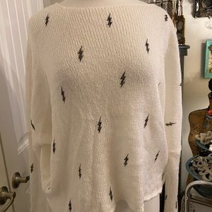 Super cute lightening bolt sweater